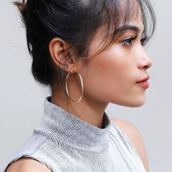 Solid Hoops - Gold-Filled