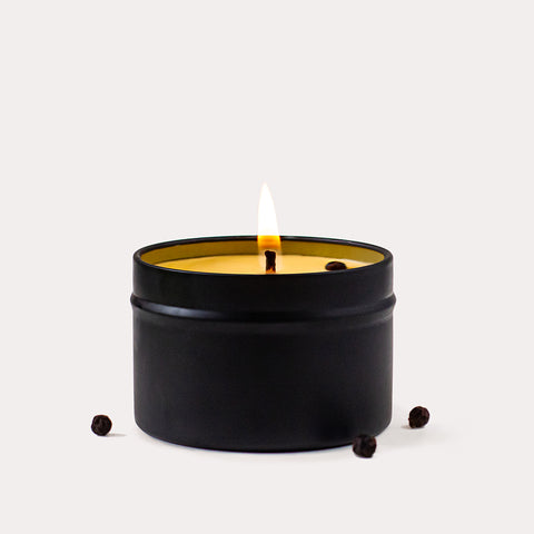 Beeswax Candle - Black Pepper, Vetiver & Vanilla