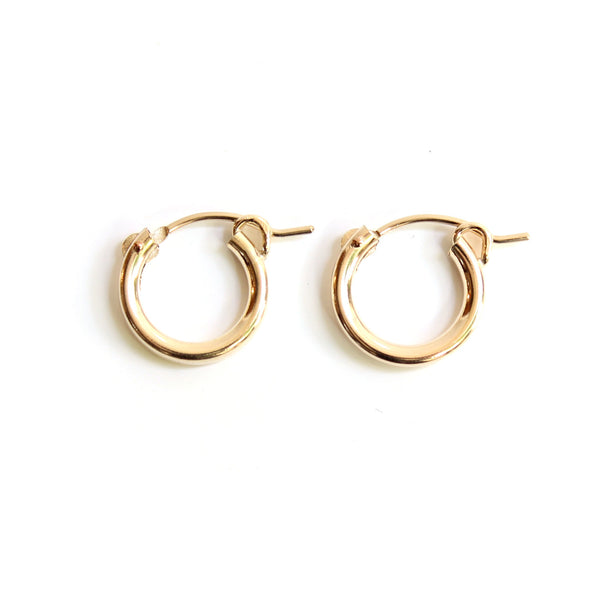 Solid Hoops - Gold-Filled