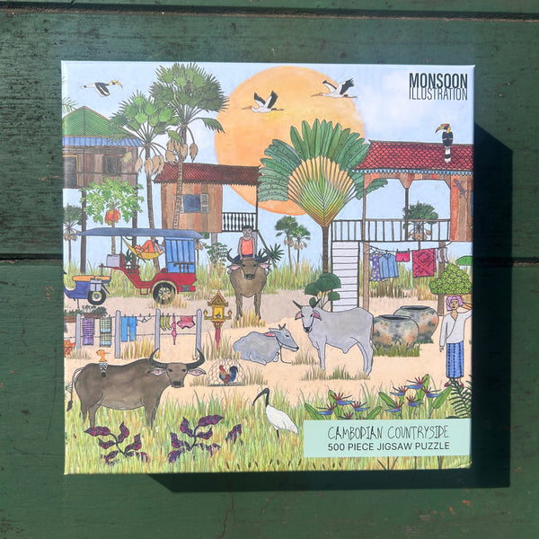 Monsoon Illustration Puzzle