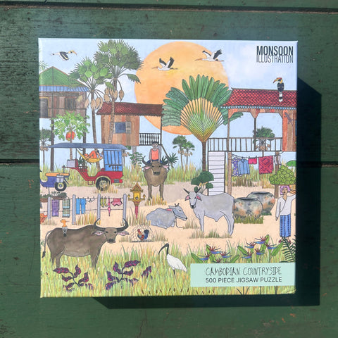 Monsoon Illustration Puzzle