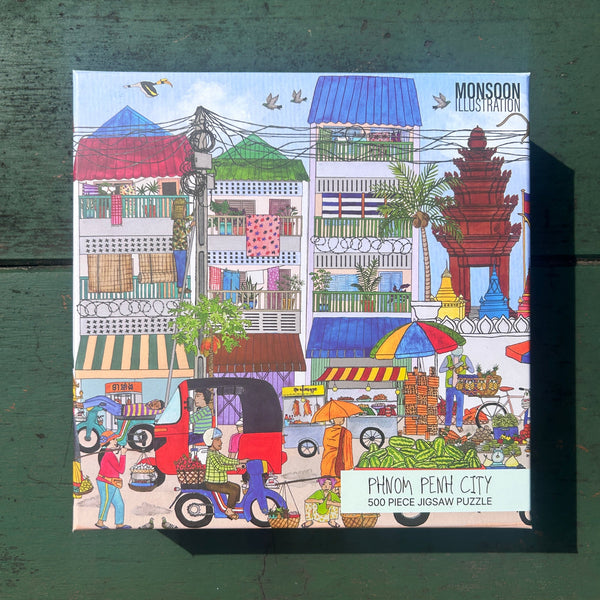 Monsoon Illustration Puzzle