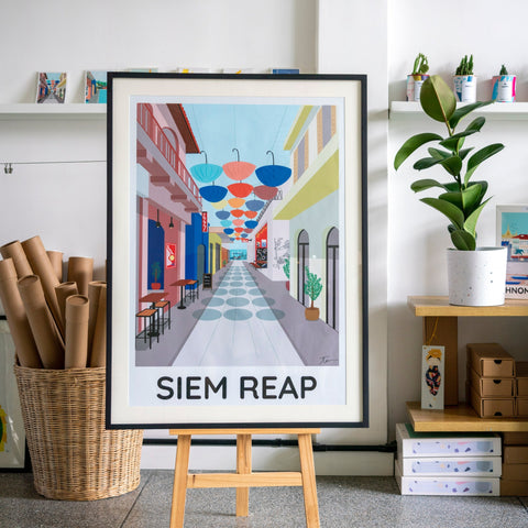 Siem Reap Laneways Print
