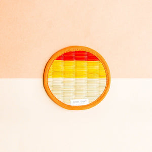 Coaster Round - Tricolour