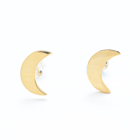 Moon Earrings Studs